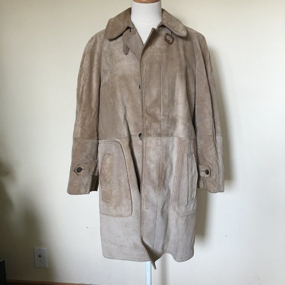 Coats | Lakeland Vintage Tan Suede Coat 